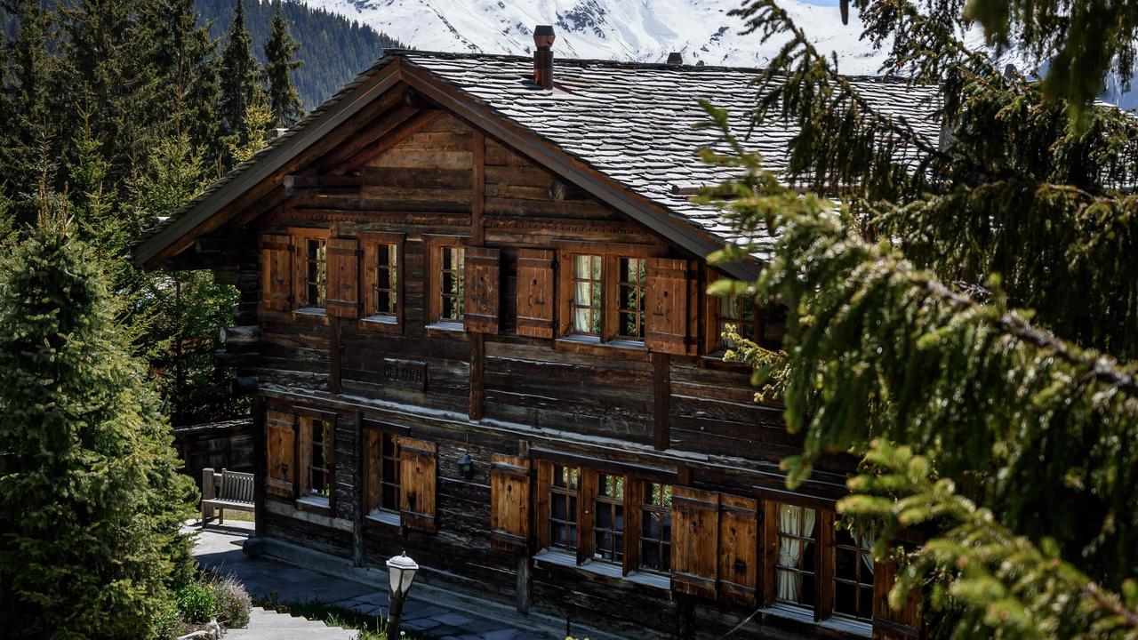 The wooden chalet Helora has been owned since 2014 by Britain's Prince Andrew, Duke of York, and his ex-wife Sarah Ferguson. Picture: Fabrice Coffrini/AFP