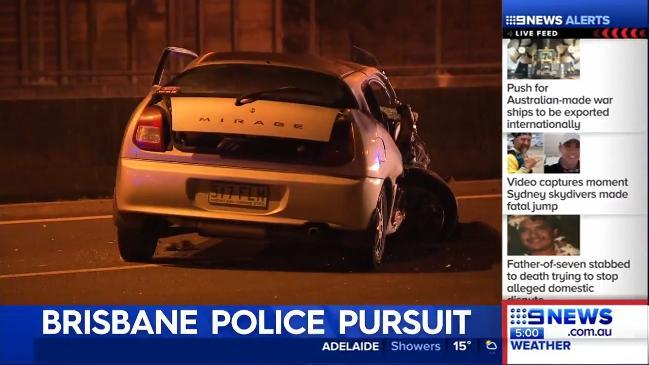 Nine News: Two Men Arrested After A Dramatic Police Pursuit Near ...