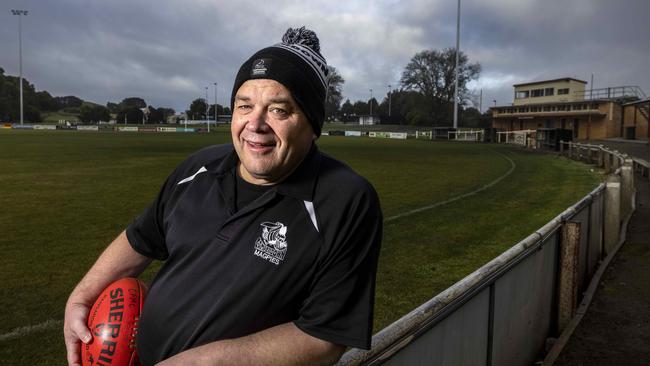 The Weekly Times- Peter Conheady.Long-time volunteer for Camperdown Football Netball Club and the Hampden Football League. Picture- Nicole Cleary