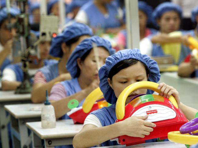 China is one of the biggest manufacturers in the world. Picture: Eugene Hoshiko/AP