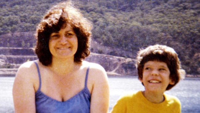 Murder victim Maria James with son Adam in 1980.