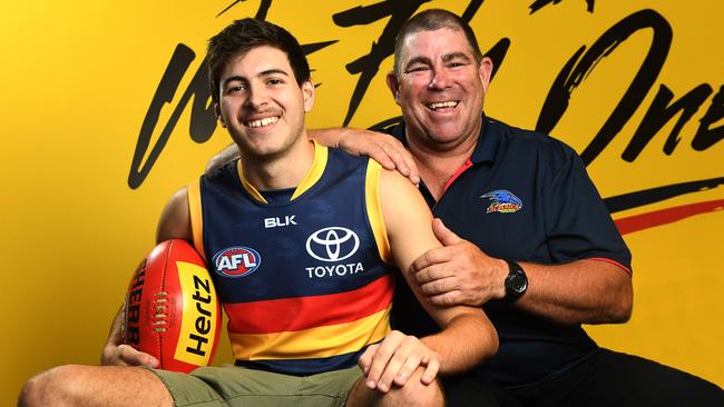 Ben Jarman will wear No.45 for Adelaide in 2017. Picture: Tom Huntley