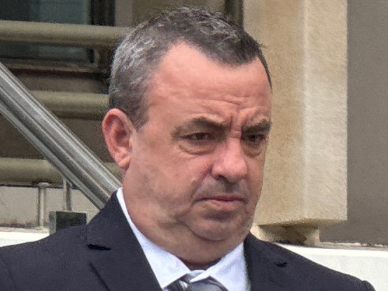 Mark Ian Anderson leaving Wollongong Local Court on Wednesday October 25 2023. The Fishersman Point man was allegedly involved in multiple break ins over nine years on the South Coast and Southern Highlands. Picture: Dylan Arvela