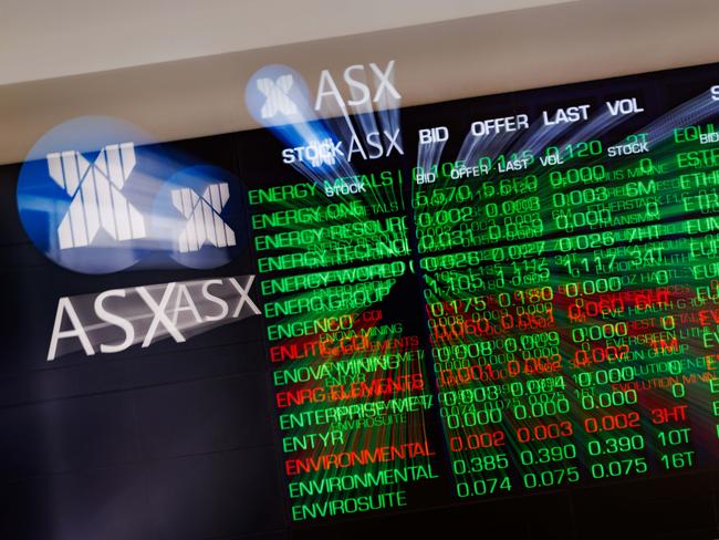 SYDNEY, AUSTRALIA - NewsWire Photos, October 29 2024. GENERIC. Stocks. Finance. Economy. Stock price ticker of the Australian Stock Exchange, ASX, at their offices on Bridge Street. Picture: NewsWire / Max Mason-Hubers