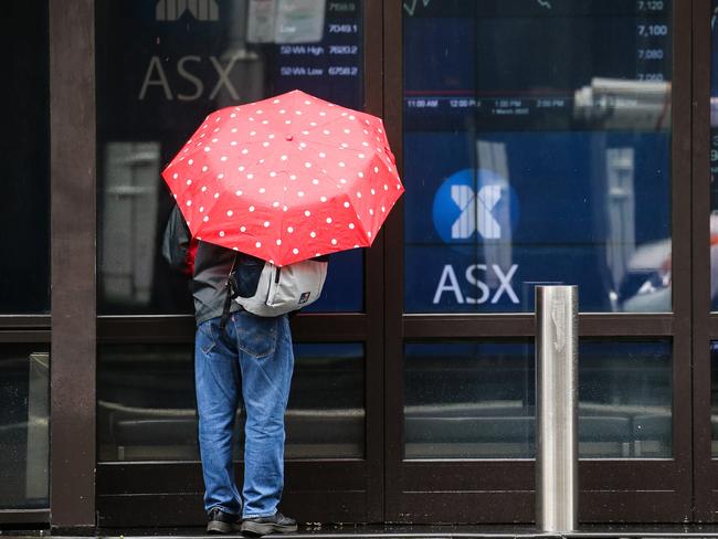 SYDNEY, AUSTRALIA - MARCH 01 2022 - Newswire Photos:  A view of the ASX in the Sydney CBD as the impact of Russia's invasion of Ukraine is felt across the world economy. Picture: NCA Newswire/ Gaye Gerard