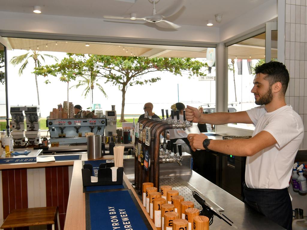 Downstairs at The Beach Hotel with Gianluca Diez. Picture: Evan Morgan