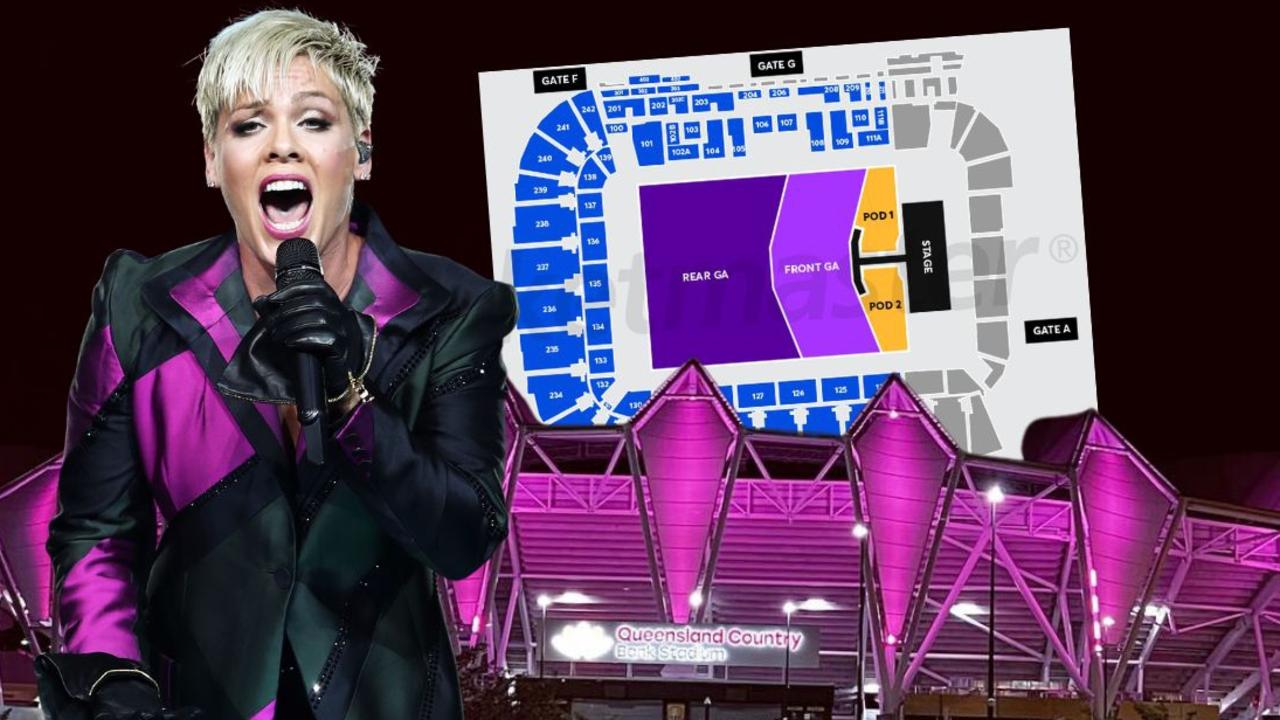 Pink Townsville concert Tickets, seating map, prices and presales