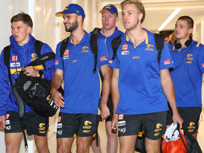 West Coast are among the AFL’s frequent flyers. Picture: Chris Hyde/Getty Images