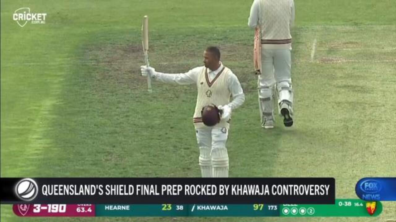 Khawaja controversy for Shield final