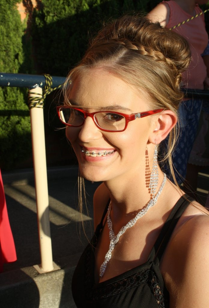 Pittsworth State High School formal 2015 Zoe Carnahan. Picture: Photo Contributed