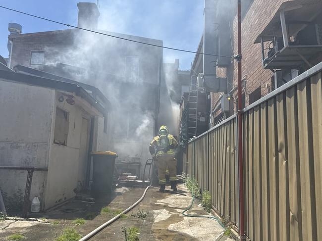 Fire rips through Shop & Save Packaging and Catering Supply shop at Walz St Rockdale.