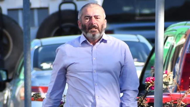 Sergeant Peter John Edwards of Queensland Police Service (QPS) Northern Region pleaded guilty in the Ingham Magistrates Court on Thursday to the sole charge of driving under the influence of liquor (UIL) following a single-vehicle crash at Bluewater in Townsville on April 11. Picture: Cameron Bates