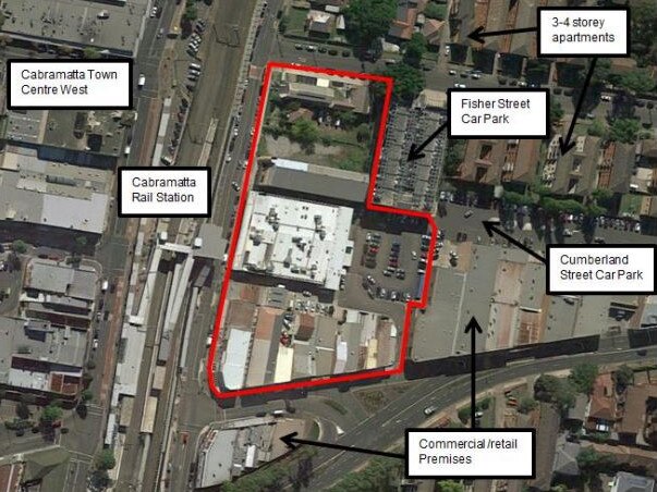 The site where the proposed 19-storey development will take place. It will require the purchase of a laneway from Fairfield City Council.