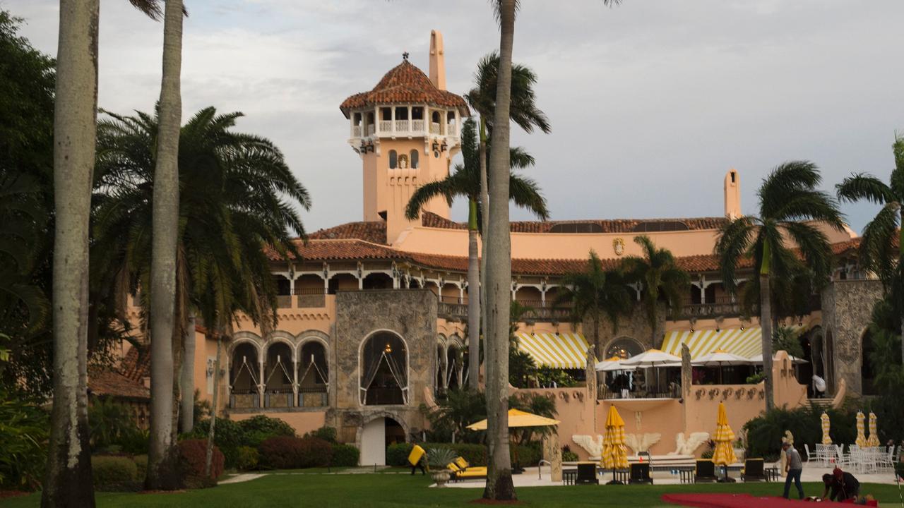 Mr Trump’s multimillion-dollar Mar-a-Lago estate in Florida. Picture: Don Emmert/AFP