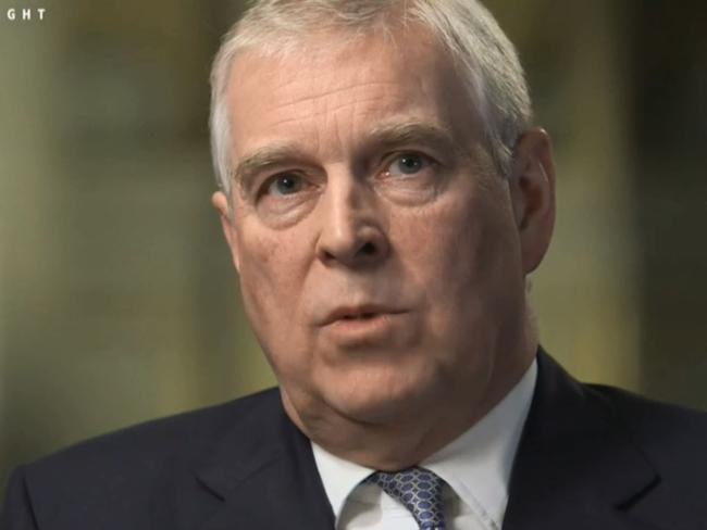 Prince Andrew’s performance on a Newsnight interview in 2019 has been described as “humiliating”. Picture: BBC