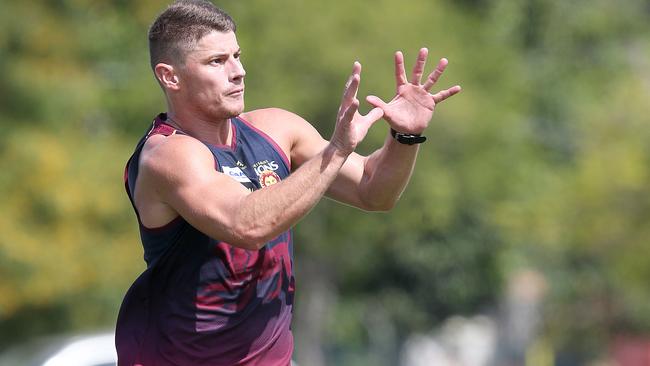 Dayne Zorko in action during a pre-season training session last week. Picture: Getty