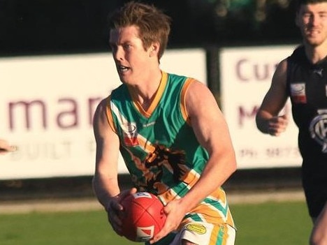 Kane Noonan in action for Mooroolbark. Picture: Mooroolbark Facebook