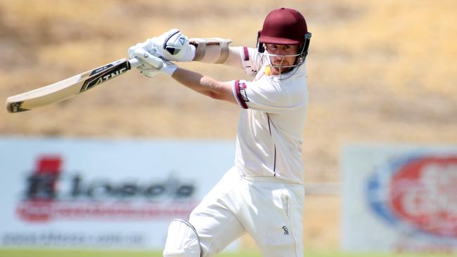 Tea Tree Gully captain Joe Gatting would be hoping for a strong Bulls win in SACA Premier Cricket’s final round to seal a postseason spot. Picture: Dean Martin)