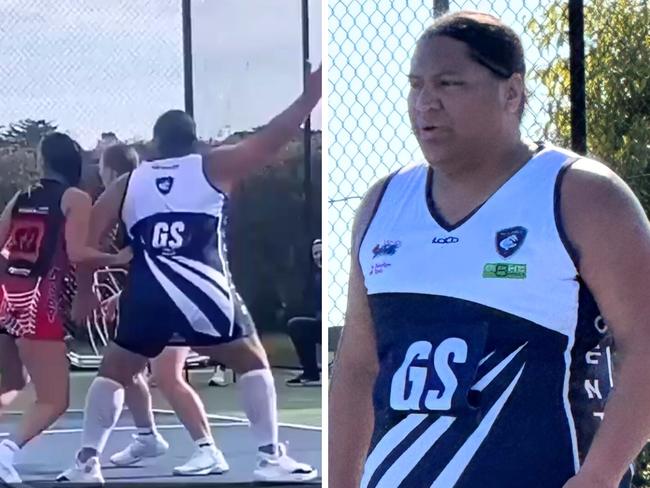 Victorian transgender netball player Manawa Aranui has been playing for women's teams at the Melton Central Netball Club. She previously played high level mens netball. Picture: Supplied
