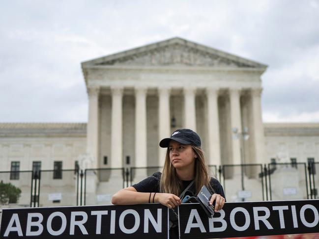 The US Supreme Court's decision in Dobbs v Jackson Women's Health overturned the landmark 50-year-old Roe v Wade case and erased a federal right to an abortion. Picture: AFP