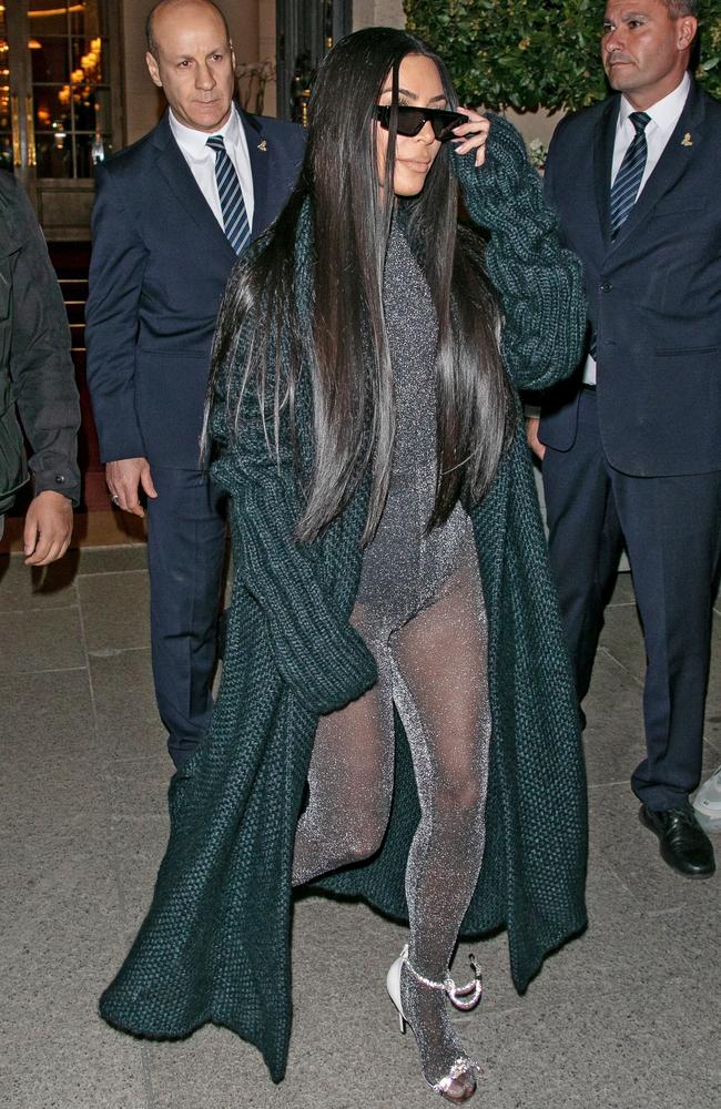 Kim Kardashian: Reality star wears glittering body stocking | Nadia ...