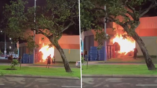 Josephine Deegan, 18, appeared in the Darwin Local Court on Thursday charged with arson and property damage.