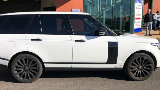 Lawler hoodwinked a seller out of an $83,000 Range Rover, not the one pictured, as part of the scam.