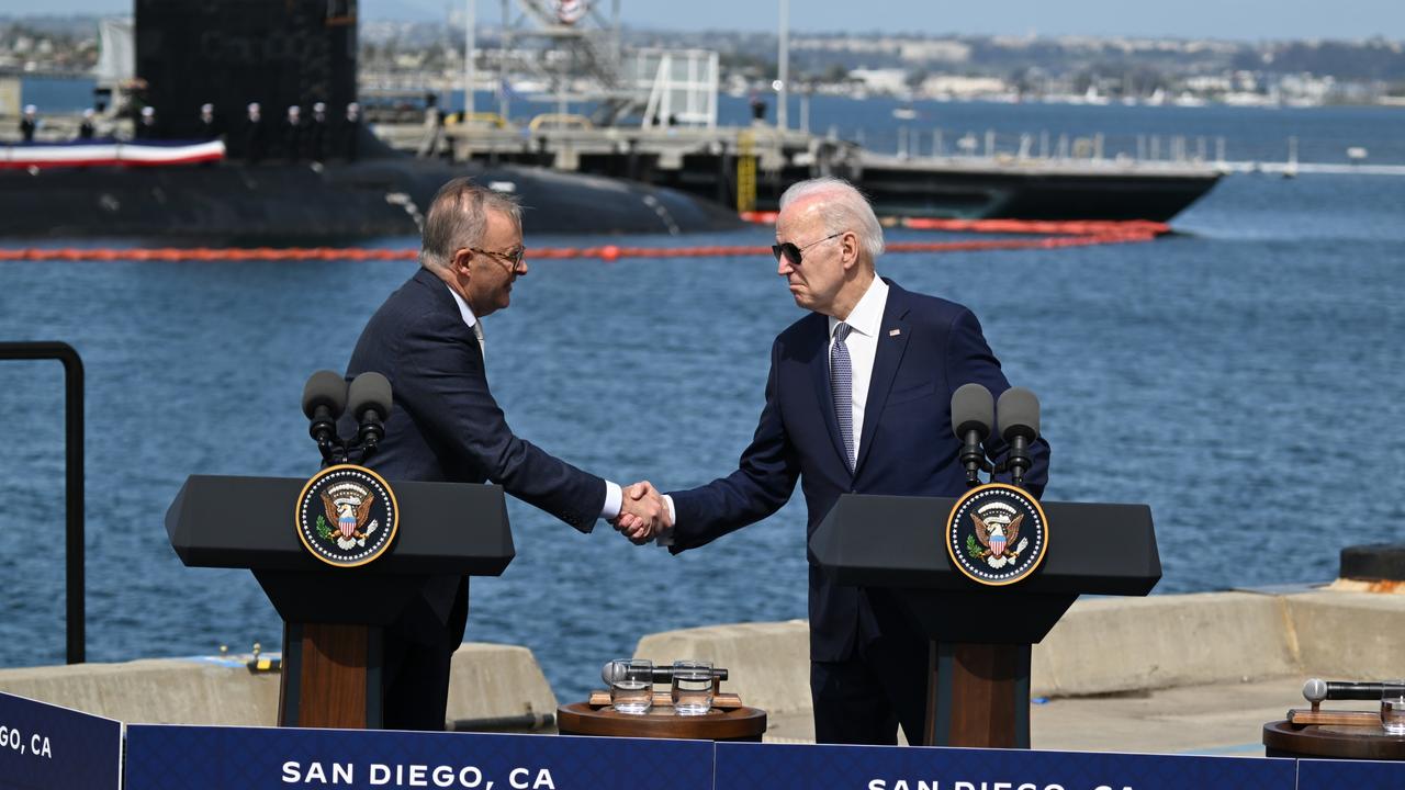 Mr Turnbull questioned why Australia just didn’t buy a full fleet of Virginia-class submarines. Picture: Tayfun Coskun/Anadolu Agency via Getty Images