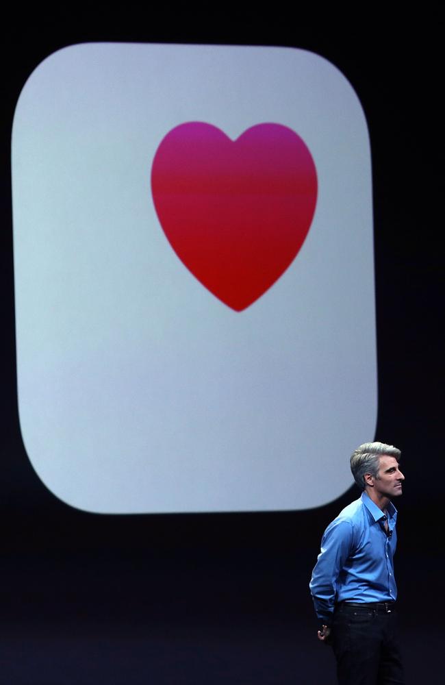 Everyone jumping in on the health craze ... Apple Senior Vice President of Software Engineering, Craig Federighi, wants your iPhone to help with keep fit.