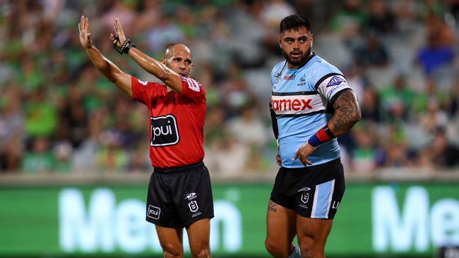 Royce Hunt wanted revenge for an incident earlier in the year involving Corey Horsburgh. Picture: NRL Imagery