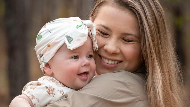 Bindi named her daughter Grace Warrior Irwin Powell. The middle names are in honour of Steve. Picture: Instagram