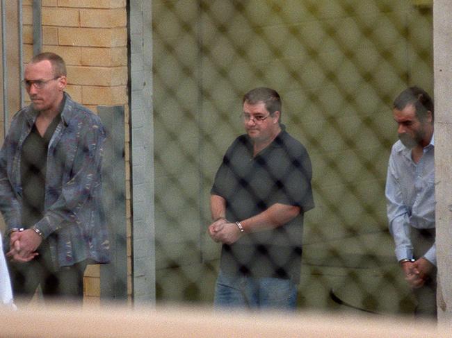 Snowtown murder suspects Robert Joe Wagner, John Justin Bunting and Mark Ray Haydon. Picture: Michael Milnes