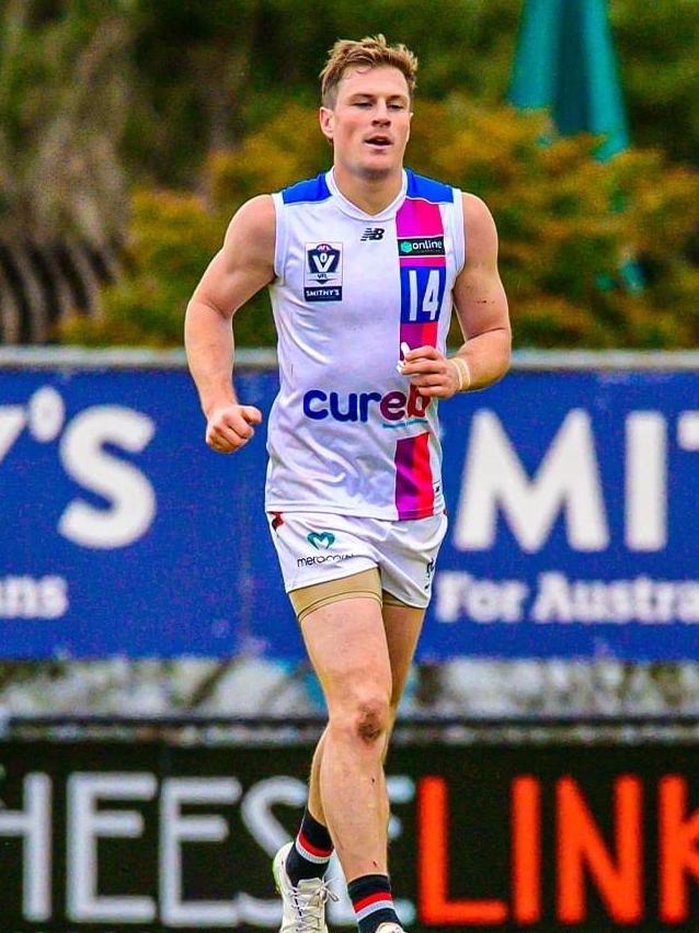 Newnes during Frankston's match with Werribee. Picture: MARCUS ROBERTSON PHOTOGRAPHY