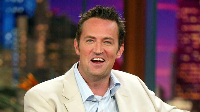 Actor Matthew Perry appears on "The Tonight Show with Jay Leno" in 2004. Picture: Kevin Winter/Getty Images