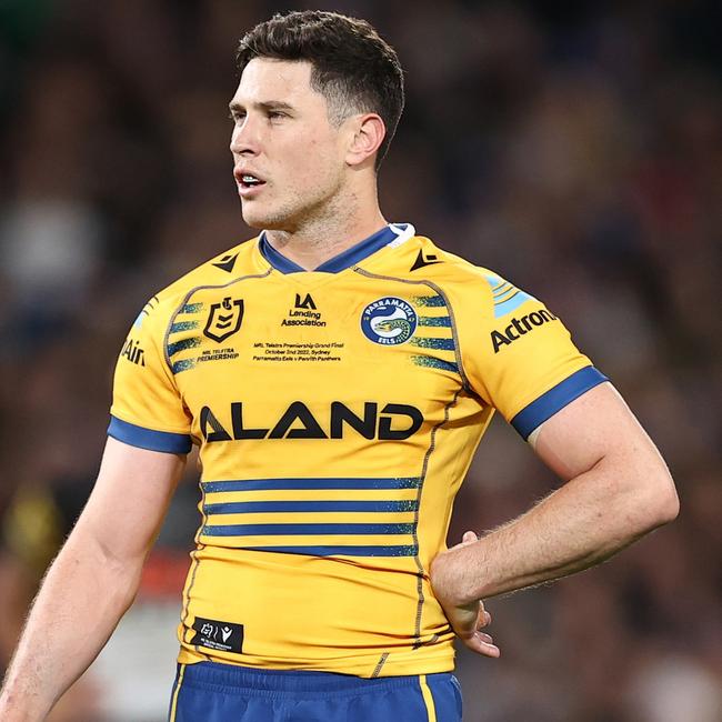 Off-contract Eels halfback Mitchell Moses.