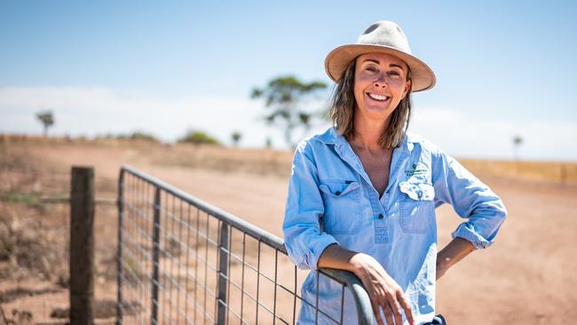 Tracy LeFroy of Cranmore Farming at Bindi Bindi in Western Australia's wheatbelt. Picture: Tony McDonough