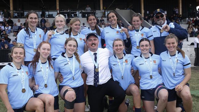 CHS celebrate after their win. Pic: John Appleyard