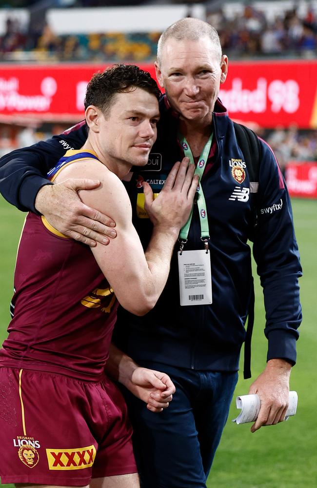 Murray Davis (R) is Adelaide’s first ever coaching director. Picture: Getty Images