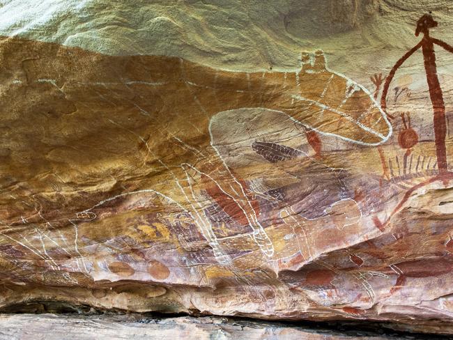 Seven sites in Cape York have been nominated to the World Heritage tentative list. Aboriginal Rock Art, Laura, Cape York Peninsula, Giant Horse Gallery.