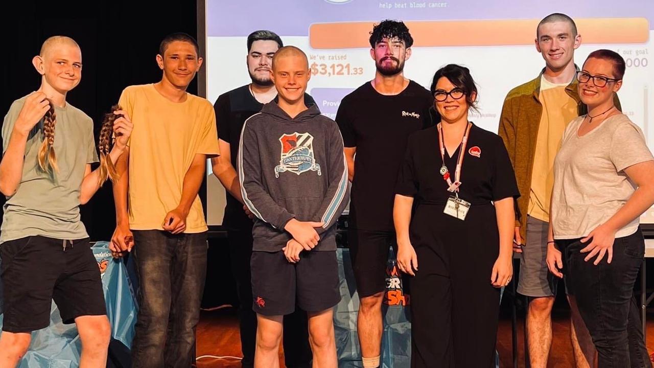 Toowoomba State High School participate in the Leukaemia Foundation's World's Greatest Shave for 2022.