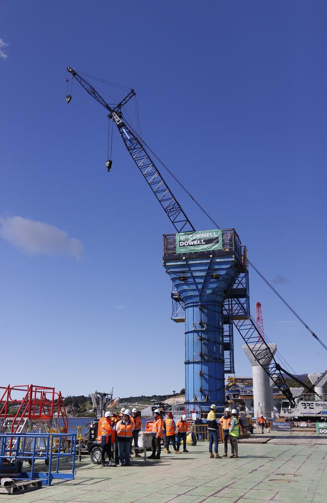 New Bridgewater Bridge under construction. Picture: Nikki Davis-Jones