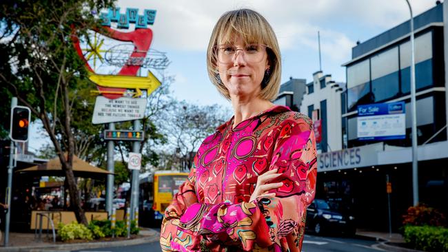 Our Stones Corner president Rebecca Osborne. Picture: Richard Walker