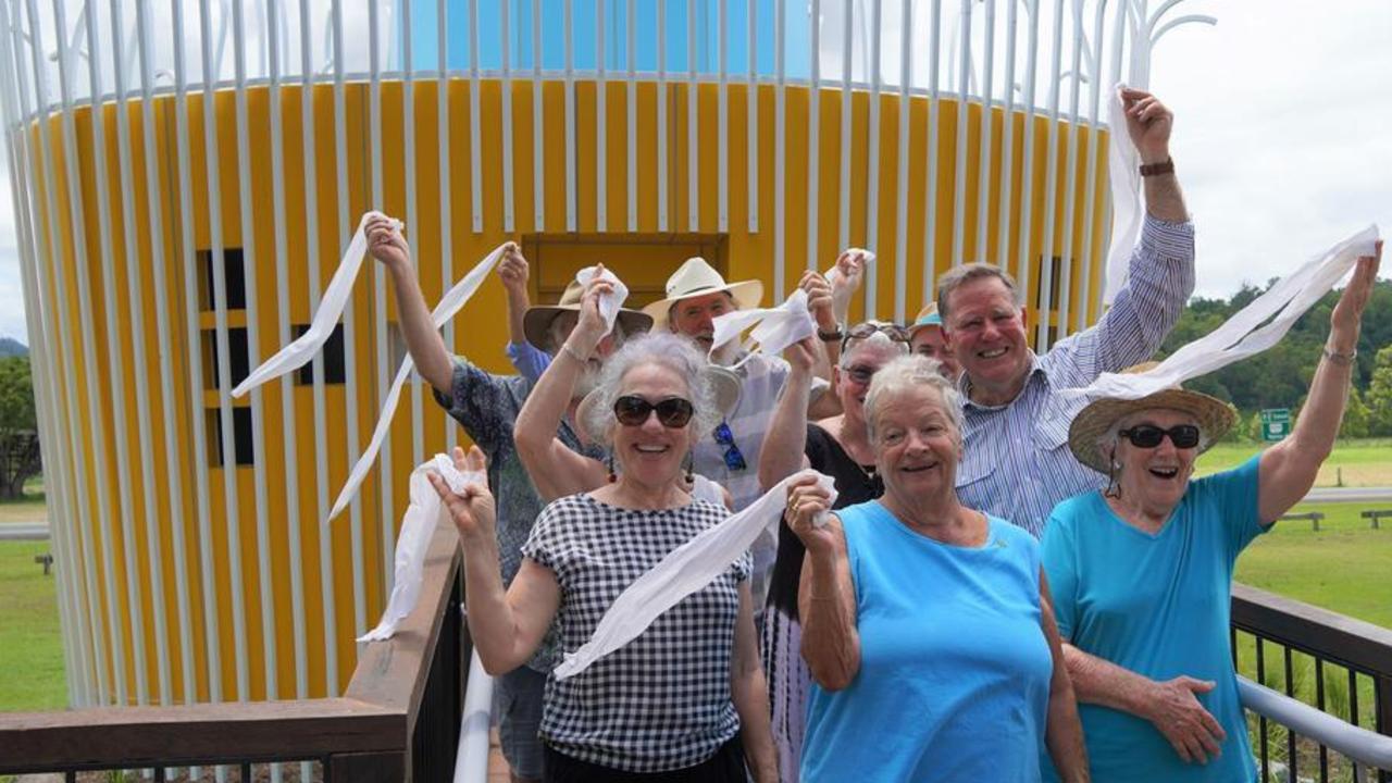 The Kenilworth community celebrates the opening of the toilet at Isaac Moore Park, Kenilworth. Picture: supplied.