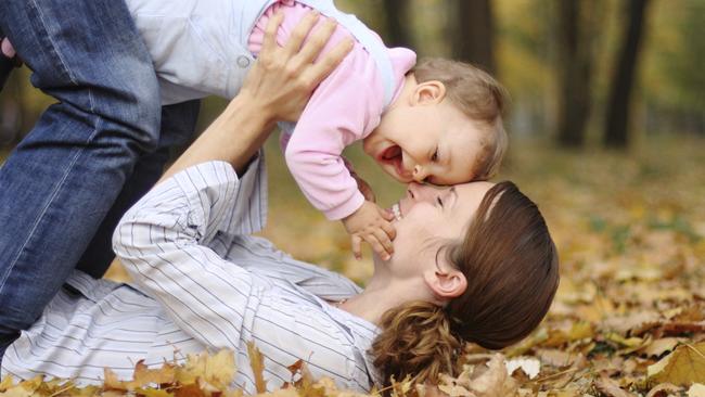 Family moments: soft focus. Woman with child. Mother. Children. Baby. Generic image. Thinkstock.