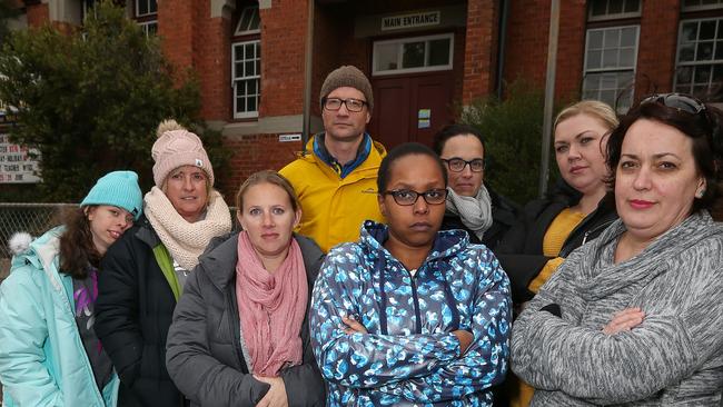 Parents at Kensington Primary School have been fundraising for years to fix Kensington Primary School. Picture: George Salpigtidis