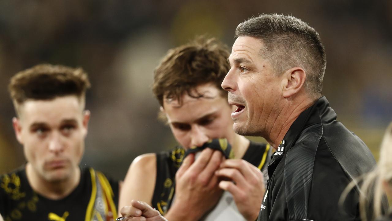 Richmond has given Adam Kingsley the all clear to pursue the Collingwood coaching job. Picture: Darrian Traynor/Getty Images