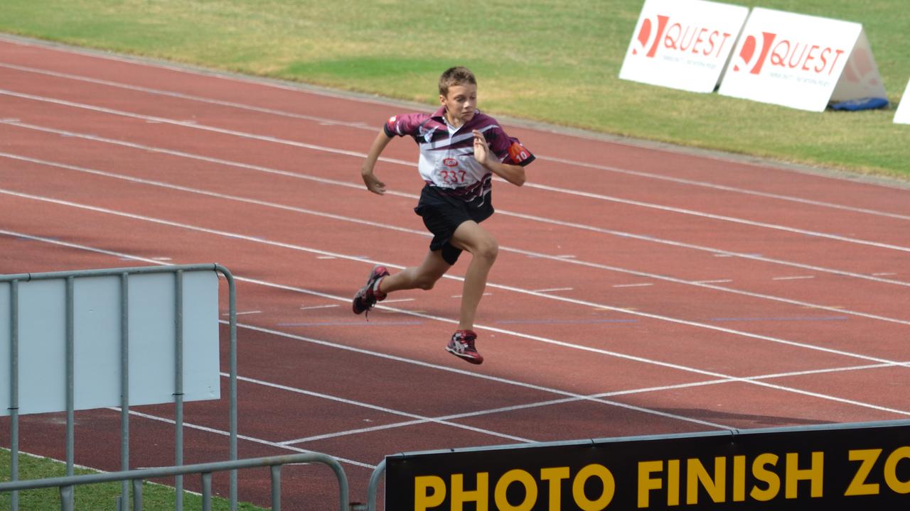 North Rockhampton Athletics Club runner Zahn Rothery raced to seven gold medals at the Winter Championships. Photo: Contributed