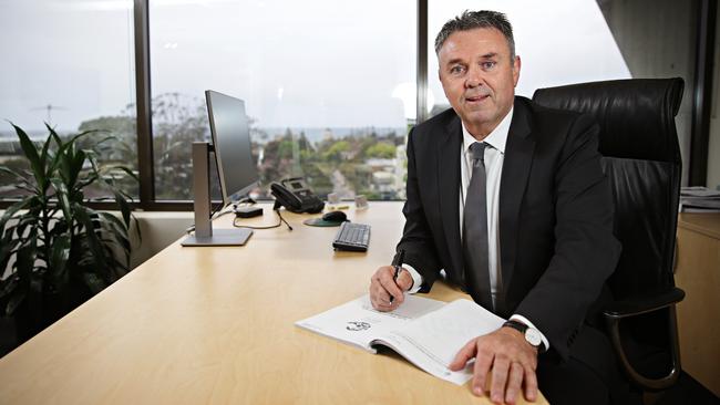 Northern Beaches Council CEO Ray Brownlee at his Dee Why office. Picture: Adam Yip / Manly Daily