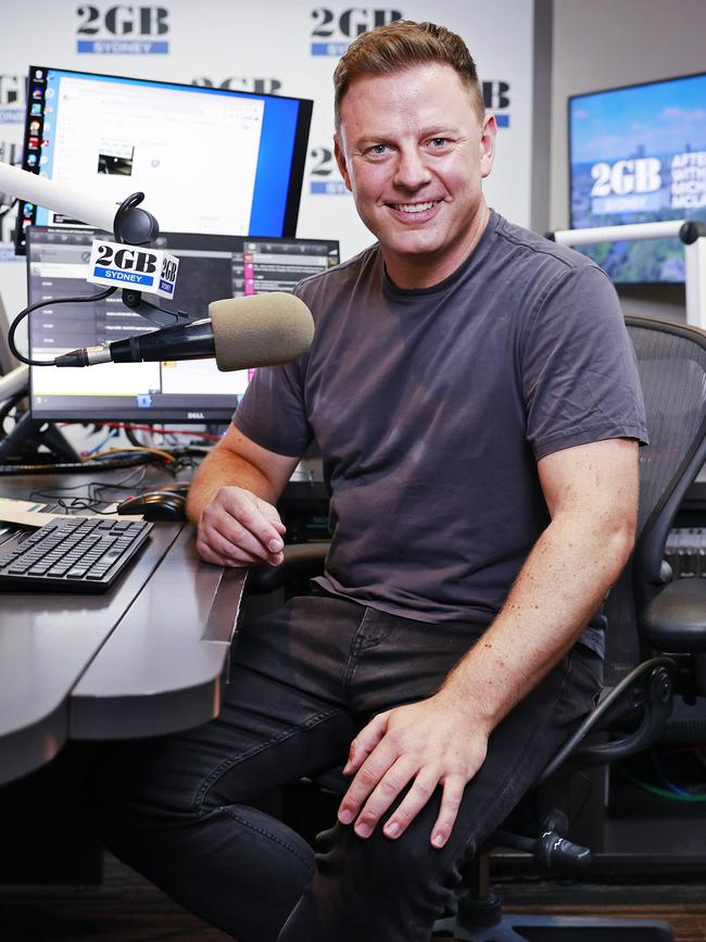 2GB radio host Ben Fordham. Picture: Sam Ruttyn