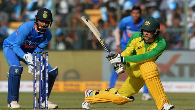 Alex Carey is in a good place before the ODI series against India (Photo by Manjunath KIRAN / AFP) /